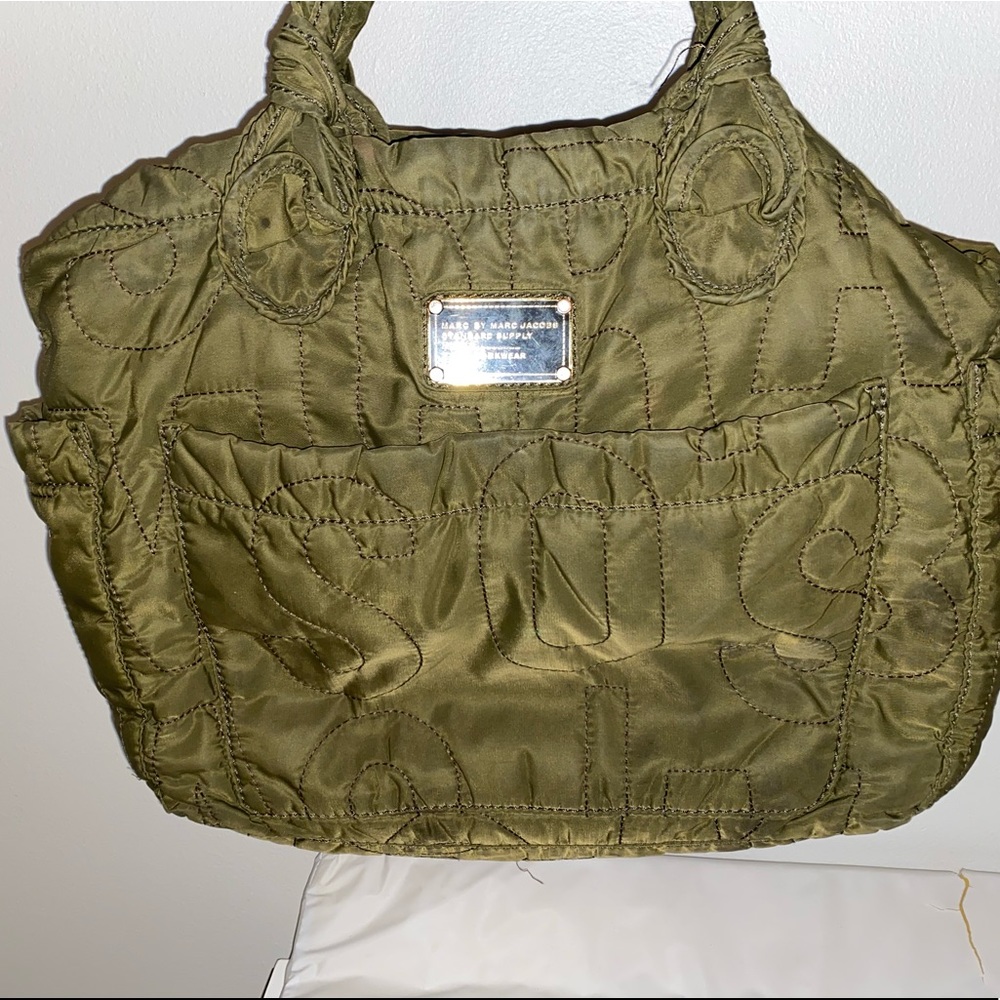 Marc Jacobs Nylon Olive Diaper Bag